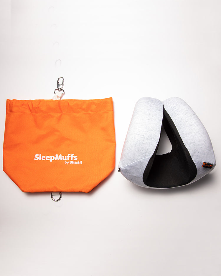 SleepMuffs - World's First & Only Pain Free Sound-Blocking Neck Pillow
